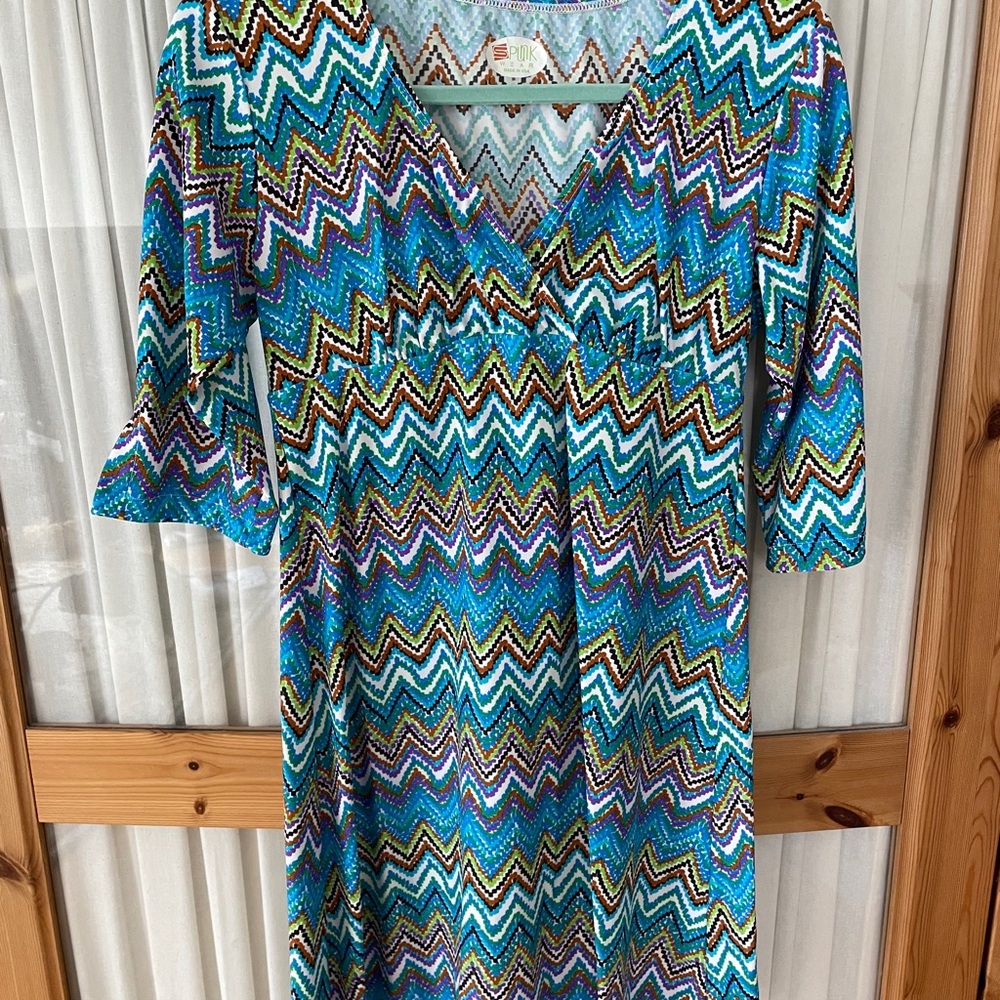 Spunkwear Chevron Pattern Dress